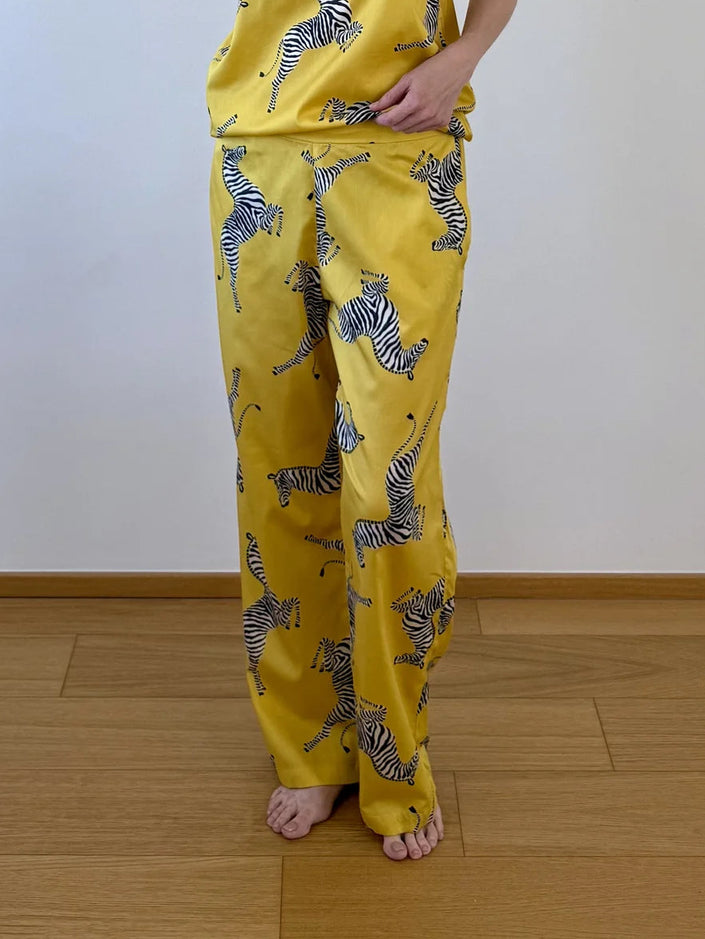 Pyžamové kalhoty dámské — Gold Zebra