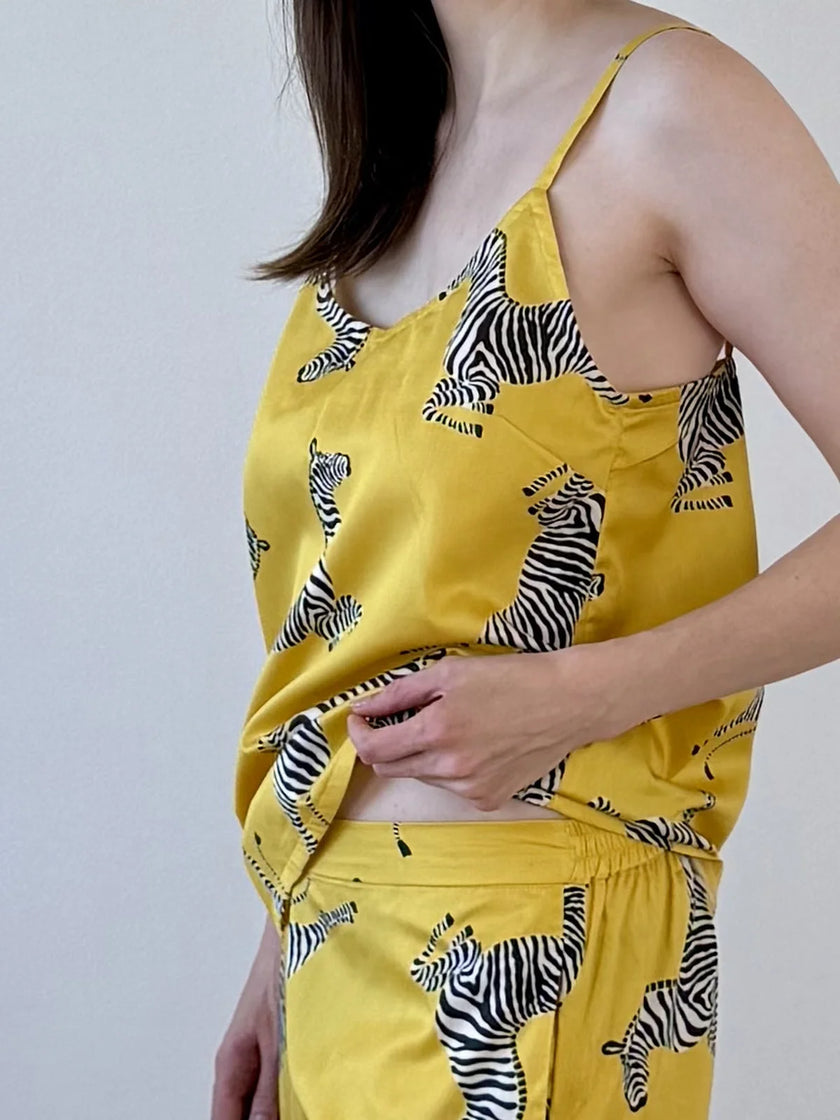 Tílko na spaní — Gold Zebra