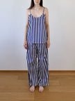 Set na spaní tílko a kalhoty — Navy Stripes