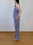Set na spaní tílko a kalhoty — Navy Stripes