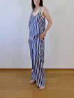 Set na spaní tílko a kalhoty — Navy Stripes