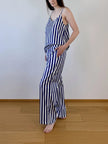 Set na spaní tílko a kalhoty — Navy Stripes