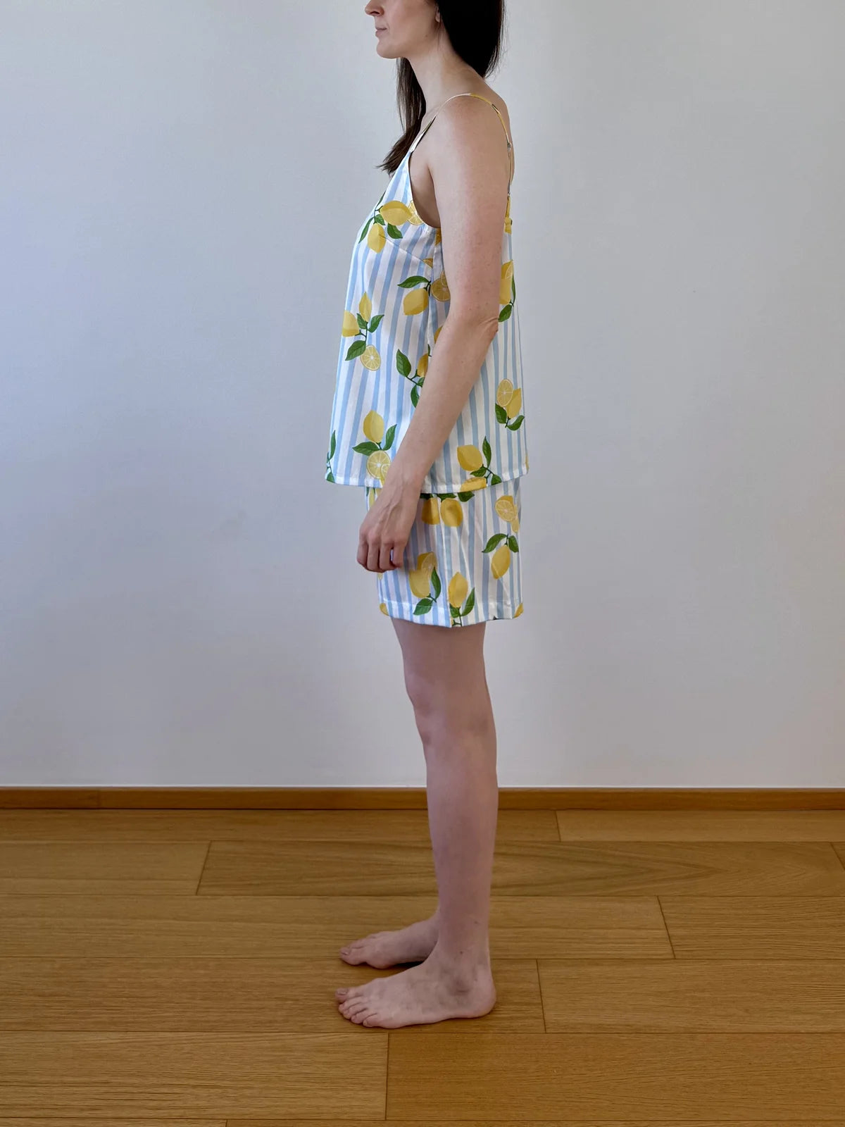 Tílko na spaní — Lemon Stripes