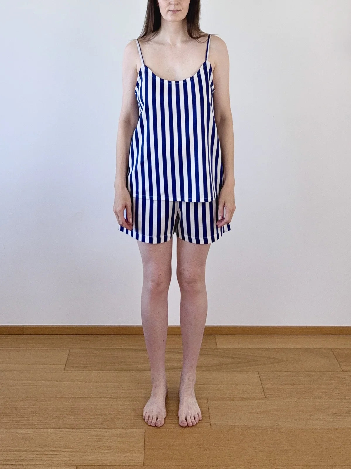 Tílko na spaní — Navy Stripes