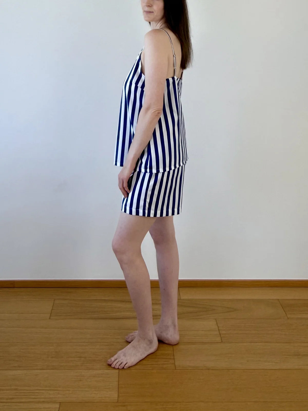 Tílko na spaní — Navy Stripes