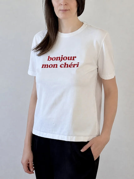 Tričko „Bonjour, mon chéri