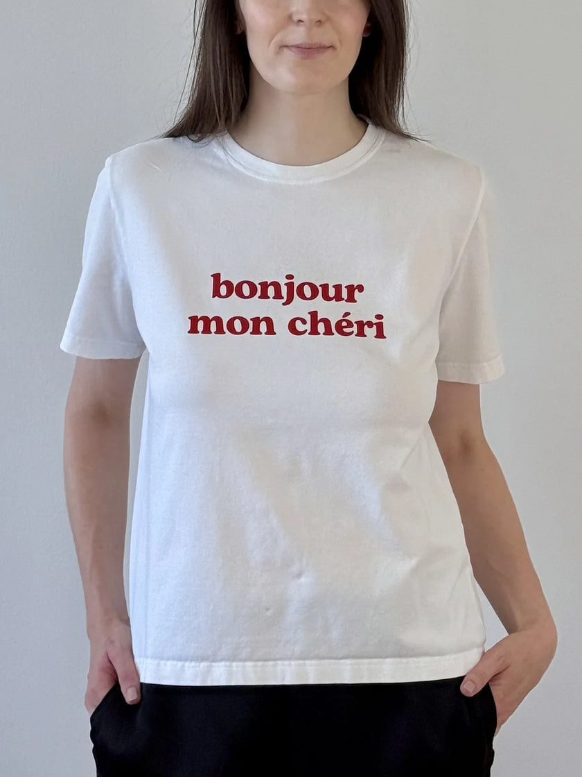 Tričko „Bonjour, mon chéri
