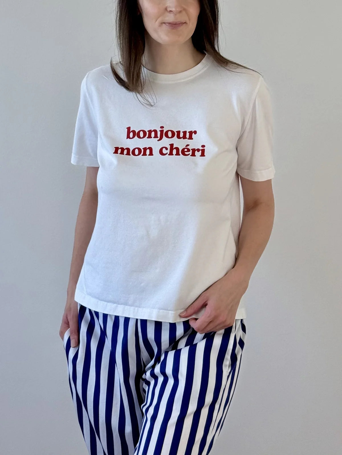 Tričko „Bonjour, mon chéri