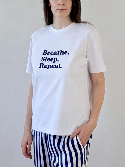 Tričko „Breathe. Sleep. Repeat.