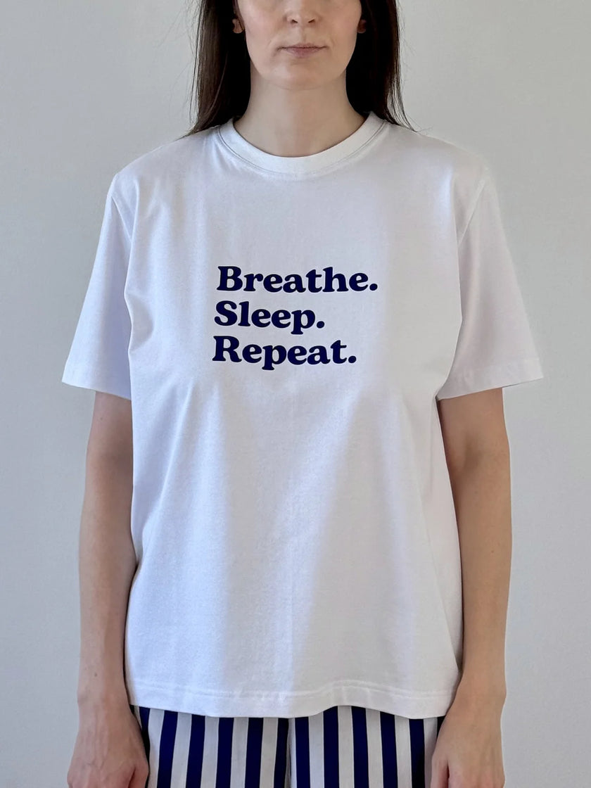 Tričko „Breathe. Sleep. Repeat.